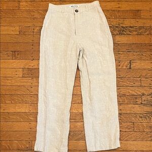 Reformation Linen Straight Leg Lightweight Pants